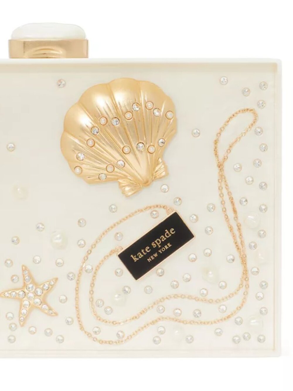 Kate Spade - What the Shell Ocean Scene Small Frame Clutch - Picture 4 of 4
